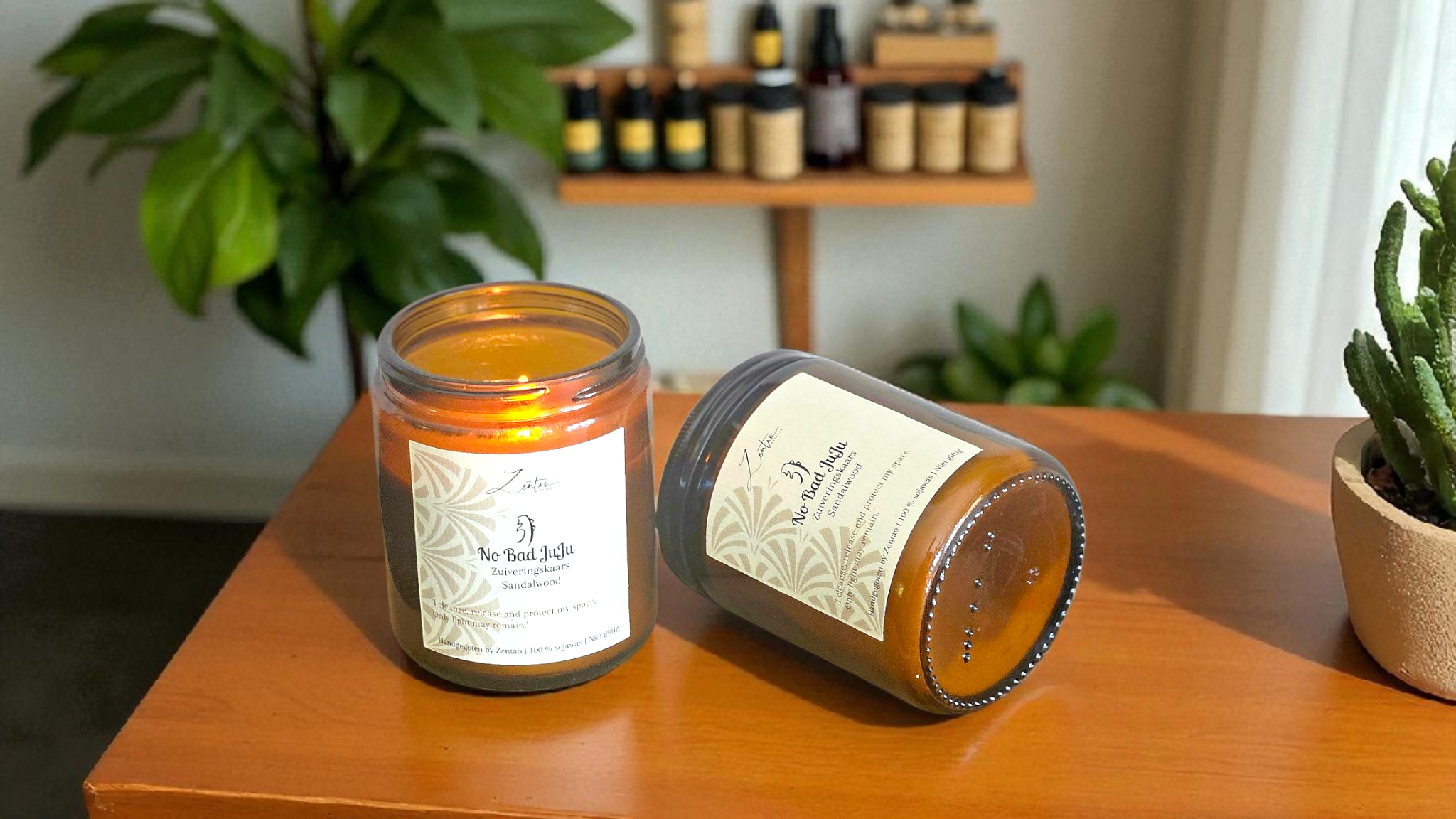Ritual collectie Zentao No Bad JuJu handgemaakte geurkaars