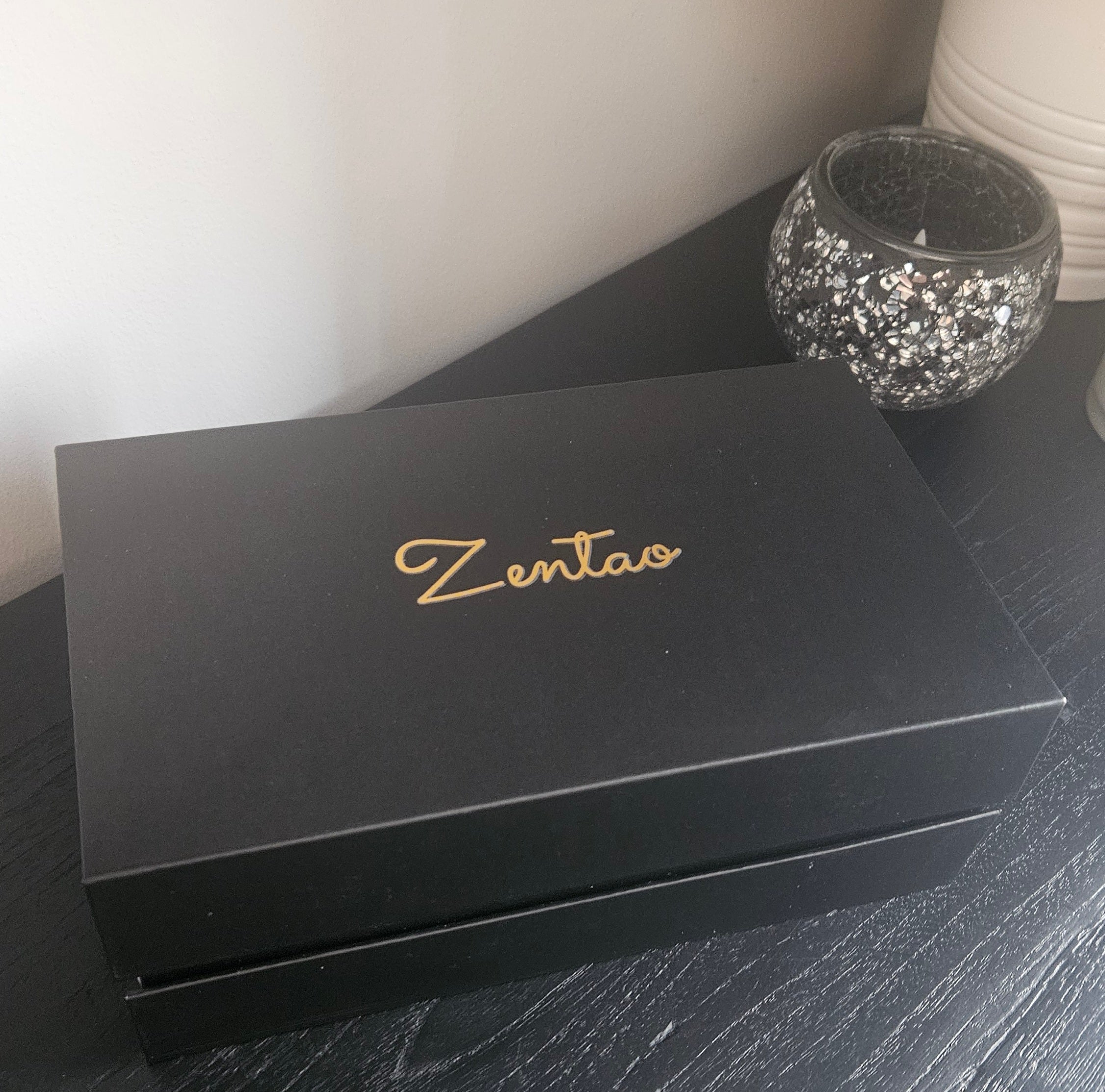 Cadeaubox 2 luxe handgemaakte sojawas geurkaarsen Zentao Antwerpen