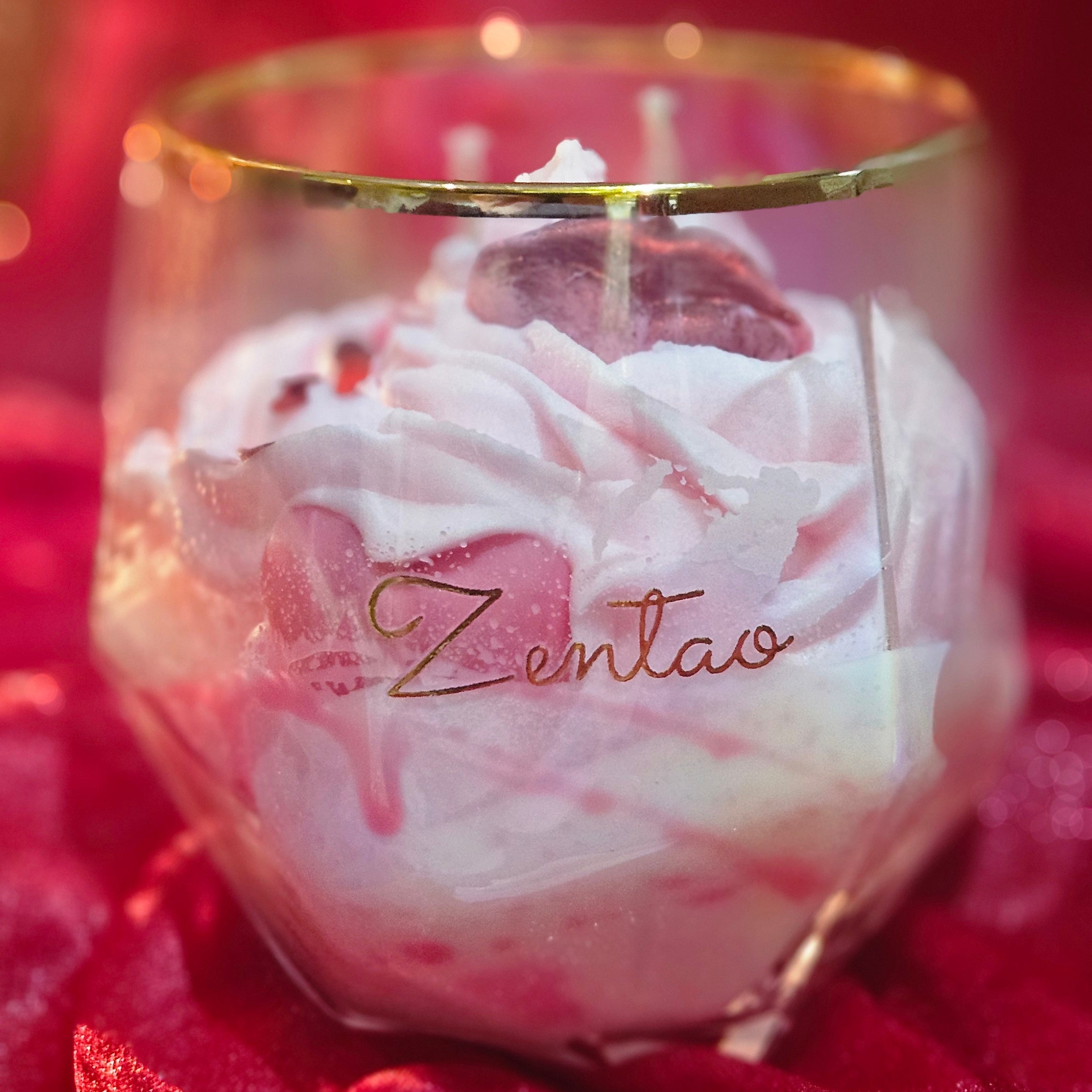 Handgemaakte sojawas geurkaars Love's Embrace Zentao België