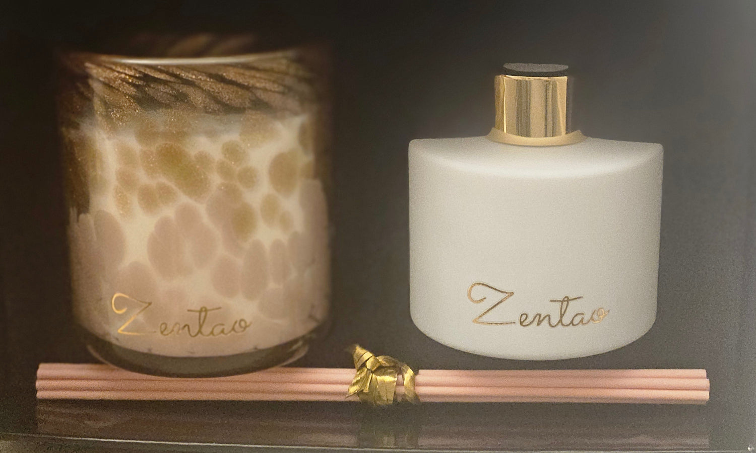 Luxe cadeaubox sojawas geurkaars en geurstokjes Zentao België