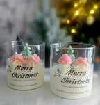 Merry Christmas handgemaakte sojawas geurkaars Zentao Stabroek