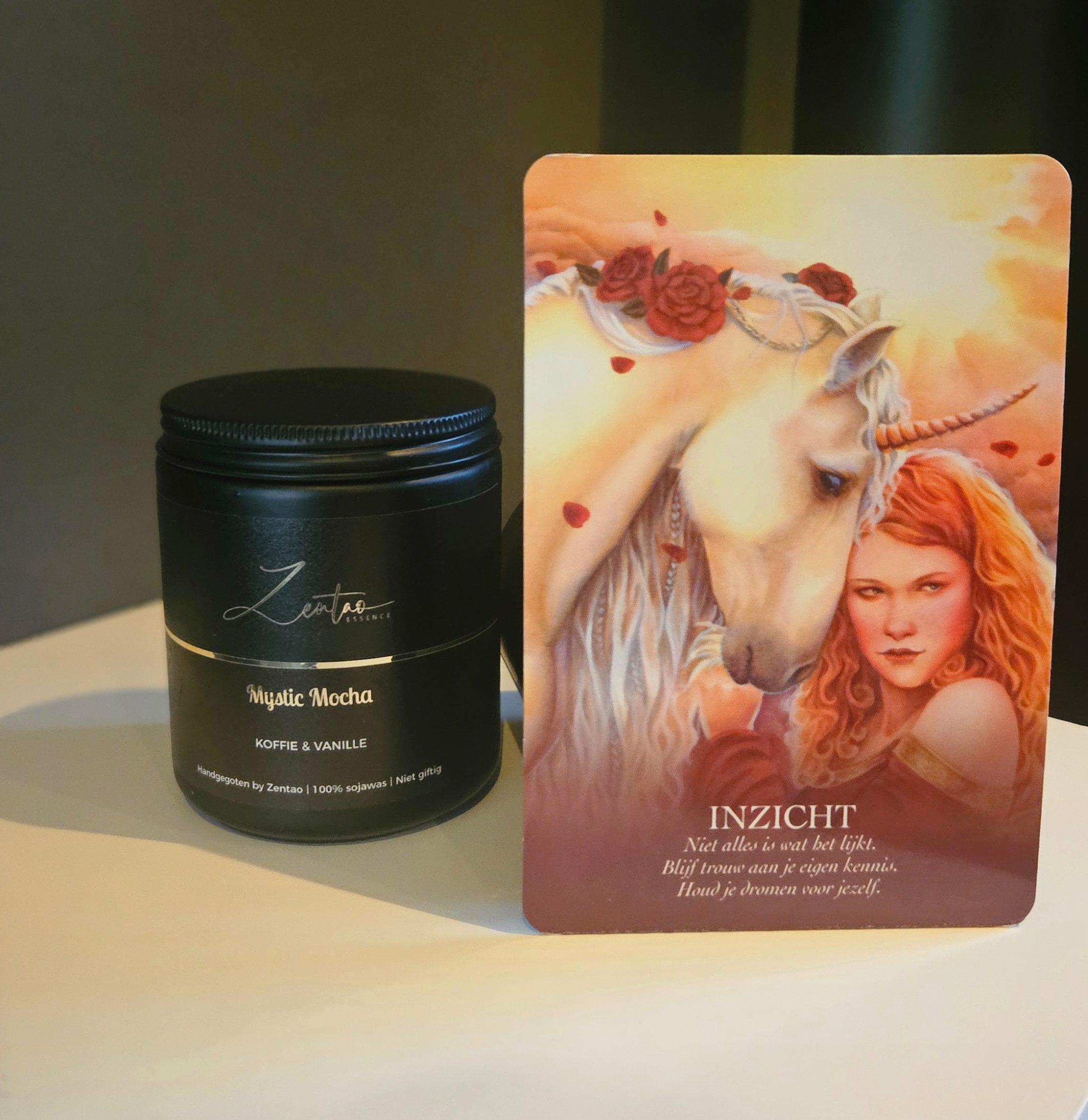 Mystic mocha handgemaakte sojawas geurkaars stabroek