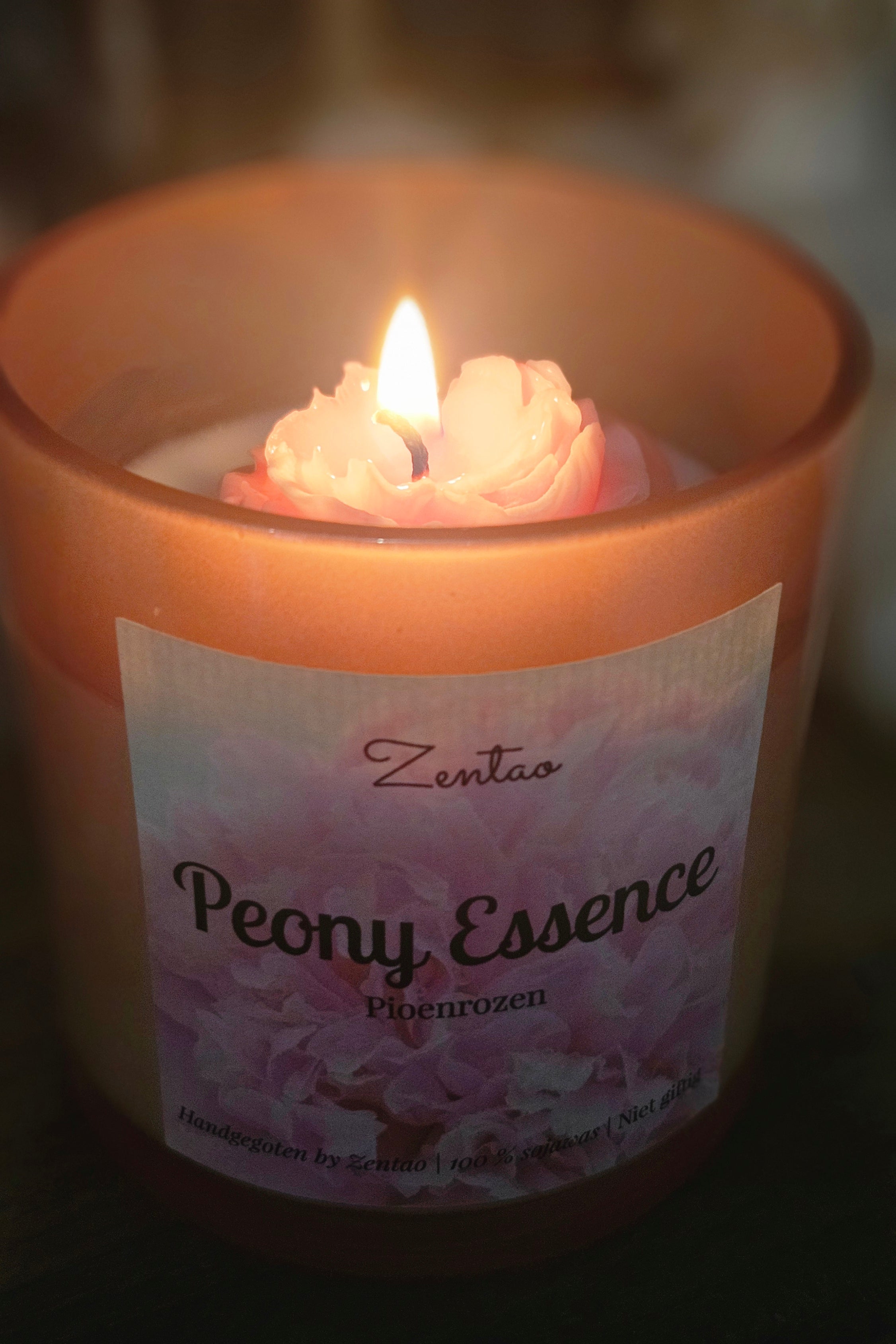 Handgemaakte sojawas geurkaars Zentao België