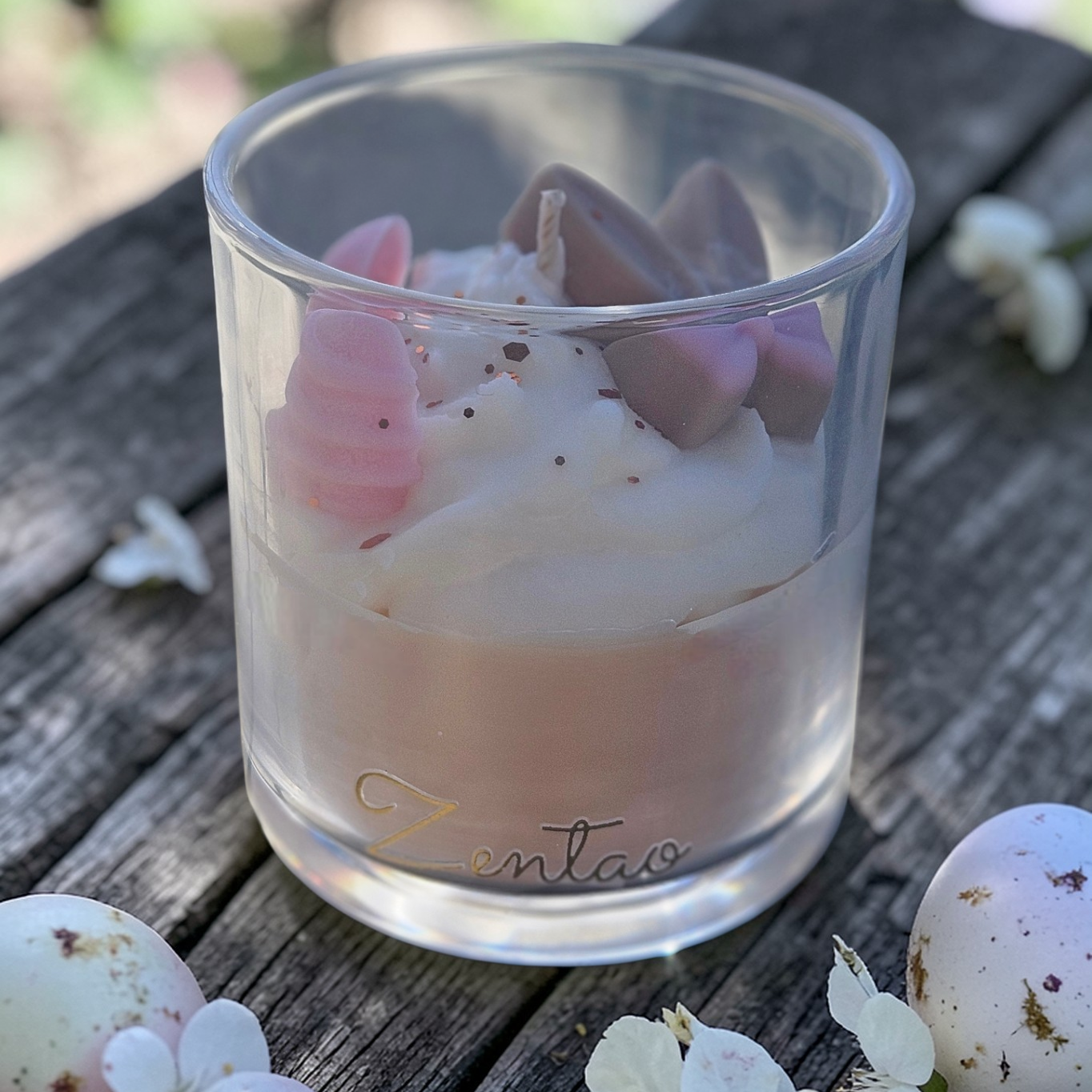 Handegmaakte sojawas geurkaars Zentao België 