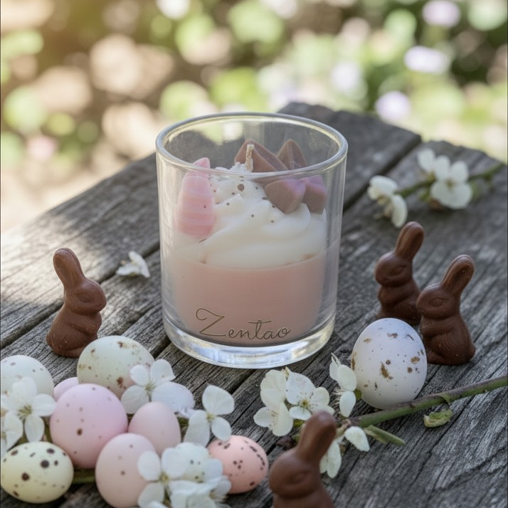 Handgemaakte sojawas geurkaars Zentao België 