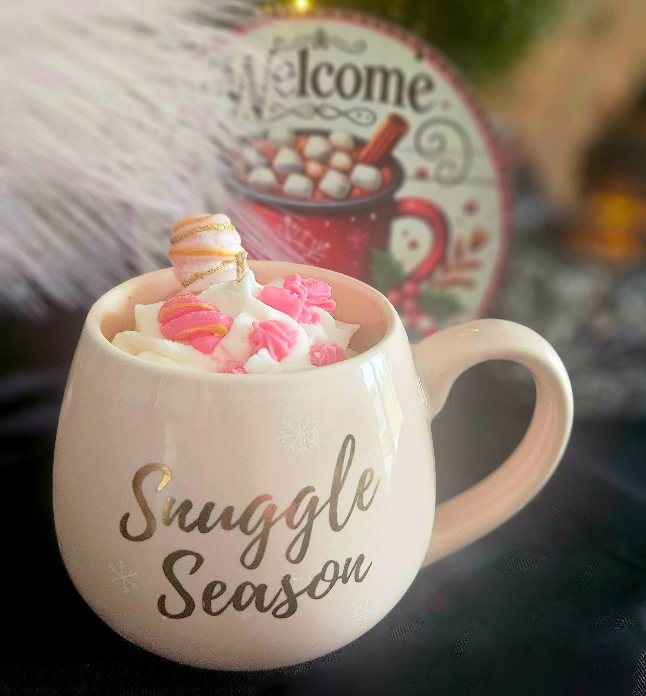 Sweet Solace hangemaakte sojawas geurkaars Zentao Stabroek