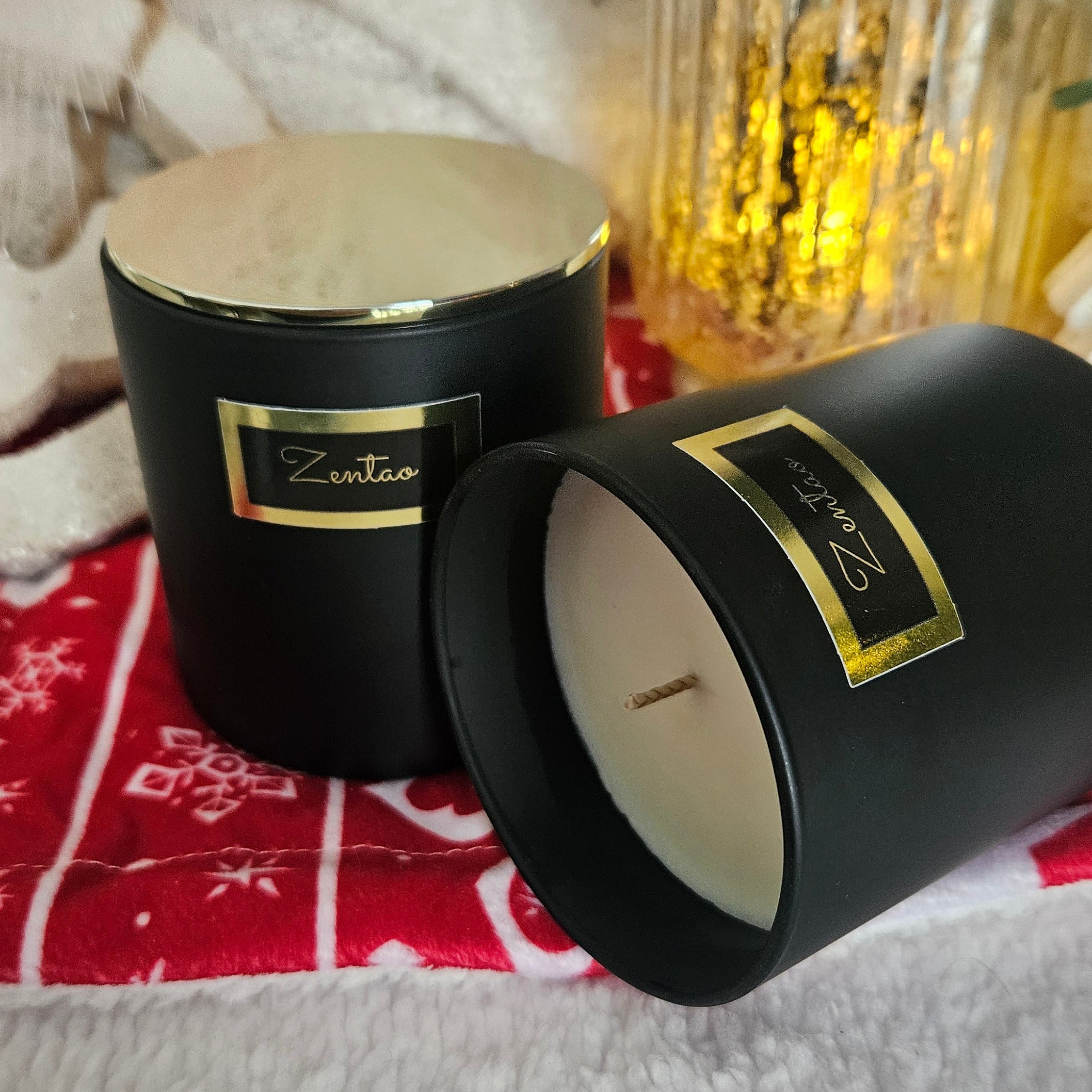 Winter holly berries geurkaars sojawas Zentao