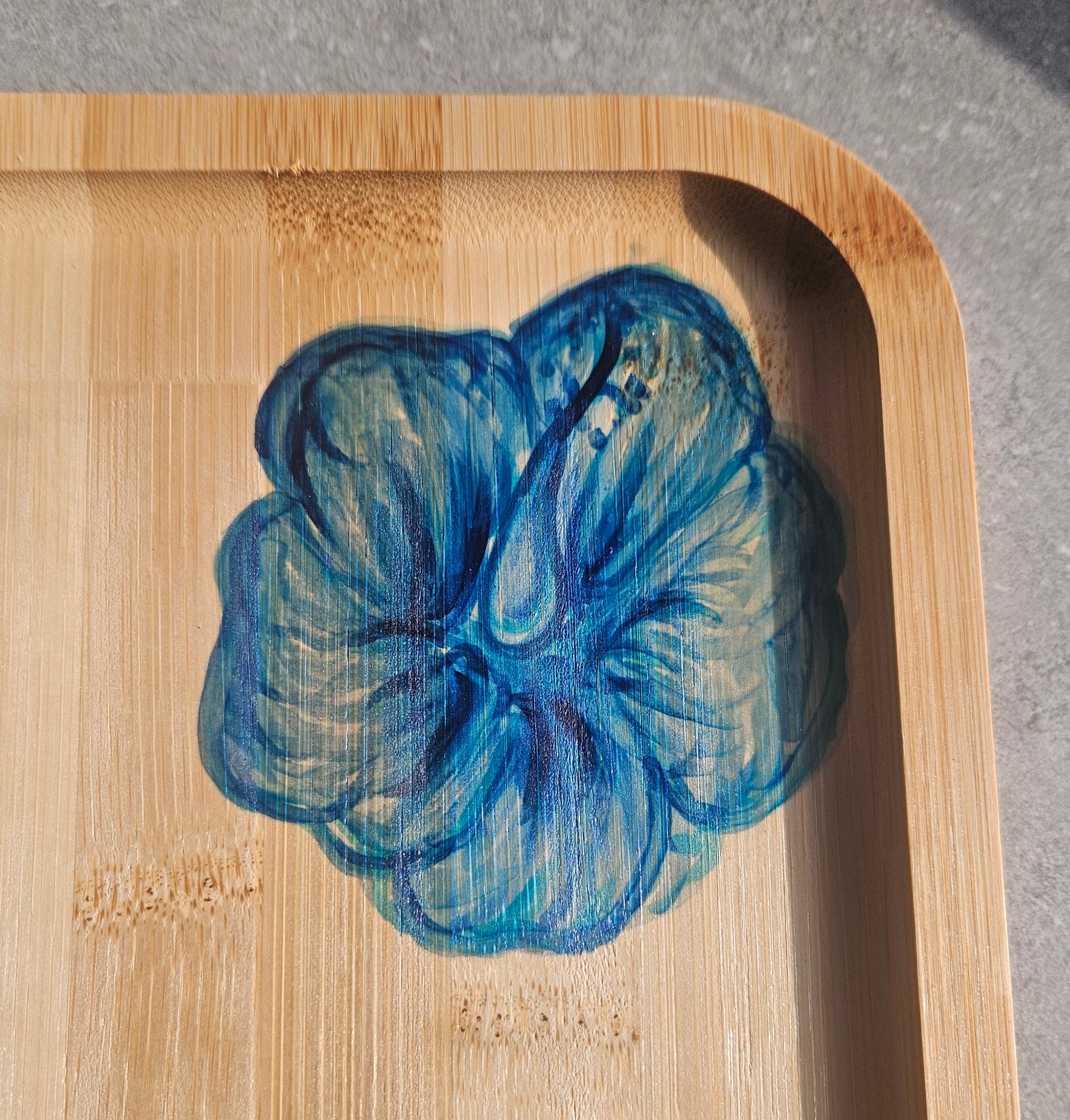 Bamboo schaal blauw Zentao Antwerpen
