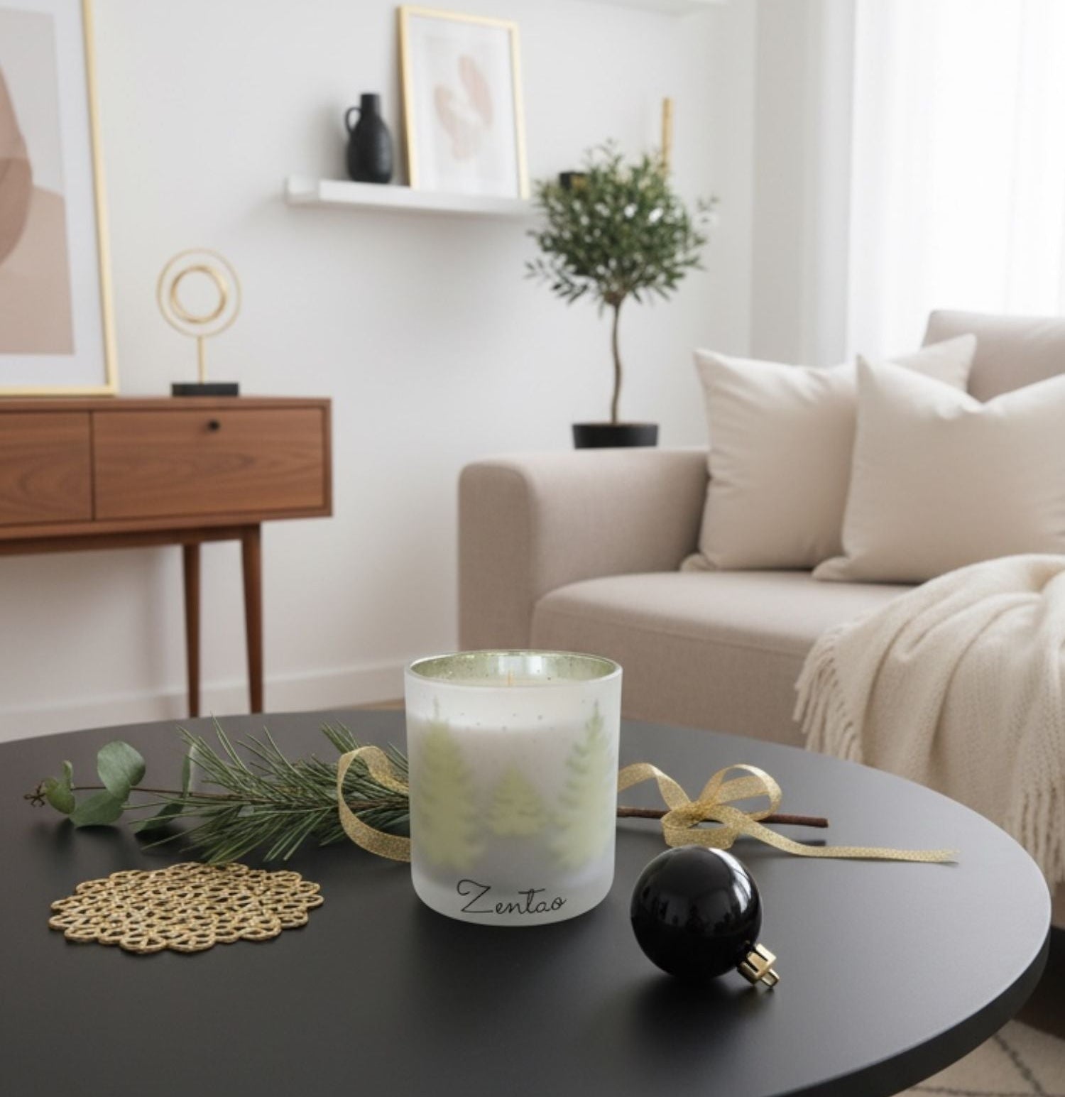 Handgemaakte sojawas geurkaarsen Zentao Stabroek