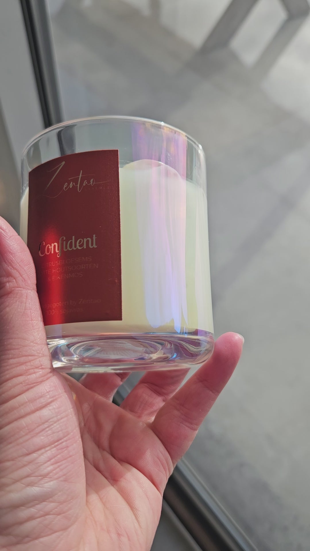 Confident edelstenen geurkaars