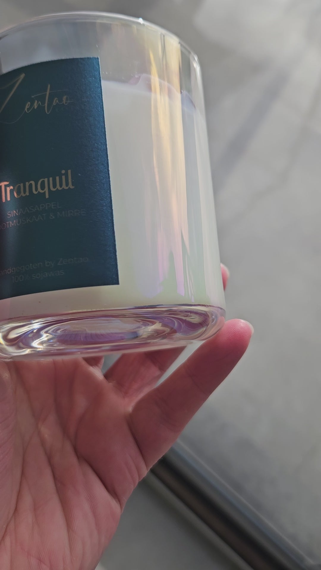 Tranquil edelstenen geurkaars